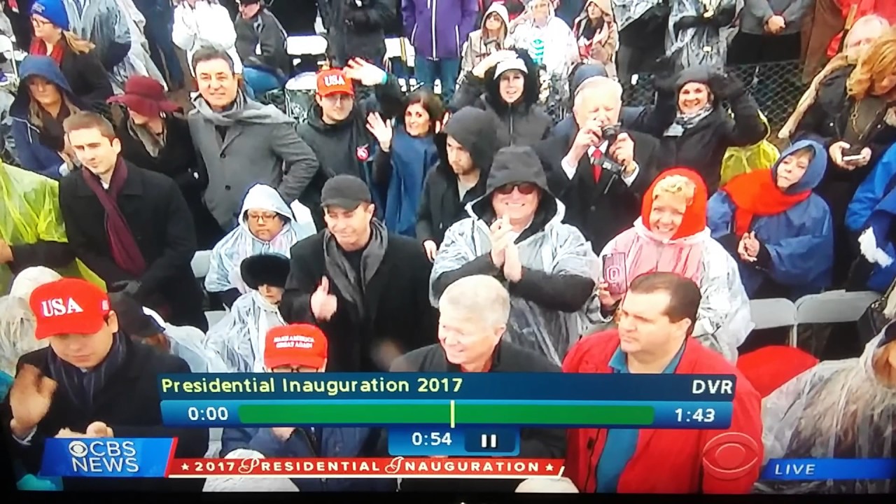 The camera man's timing at the inauguration today cracked me up