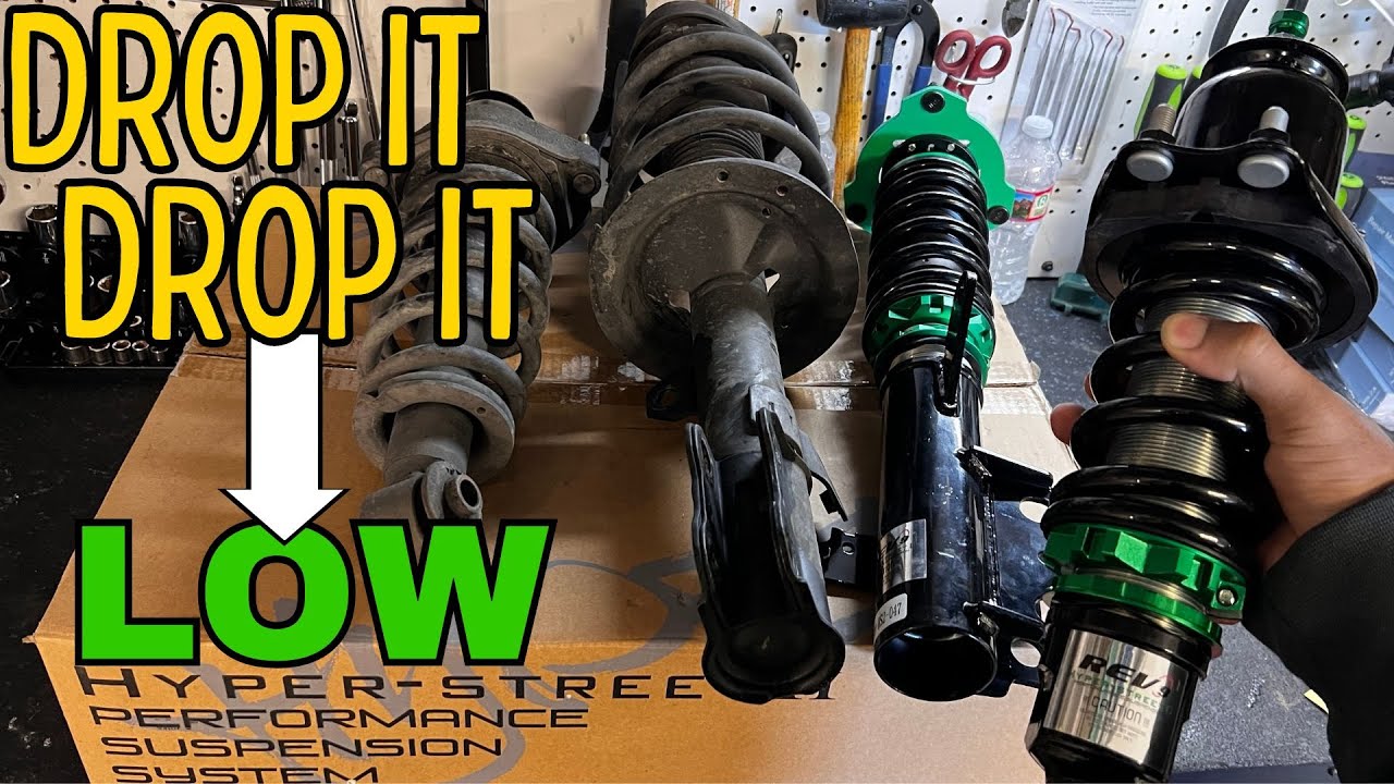 HOW TO INSTALL COIL OVERS ON AN '05- ‘10 SCION TC| Dropping it low with some REV 9 HYPER STREET II's