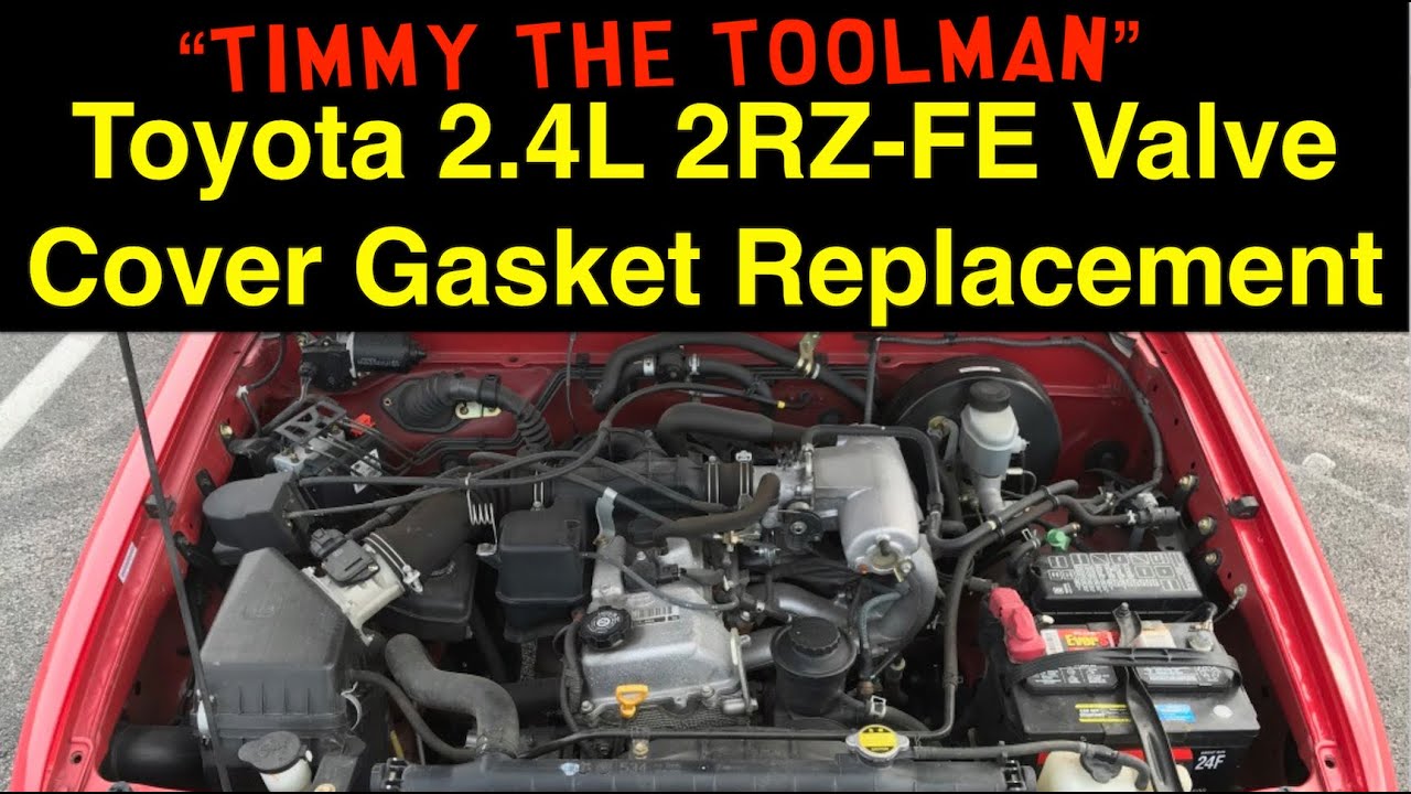 Toyota 2.4L 2RZ-FE Valve Cover Gasket Replacement (w/ misfire diagnosis)