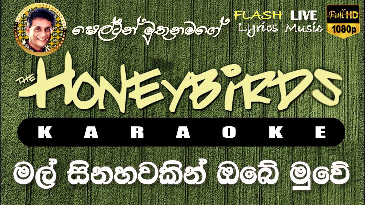 Mal Sinawakin Obe Muwe Karaoke (Without Voice) මල් සිනාවකින් ඔබේ මුවේ කැරෝකේ