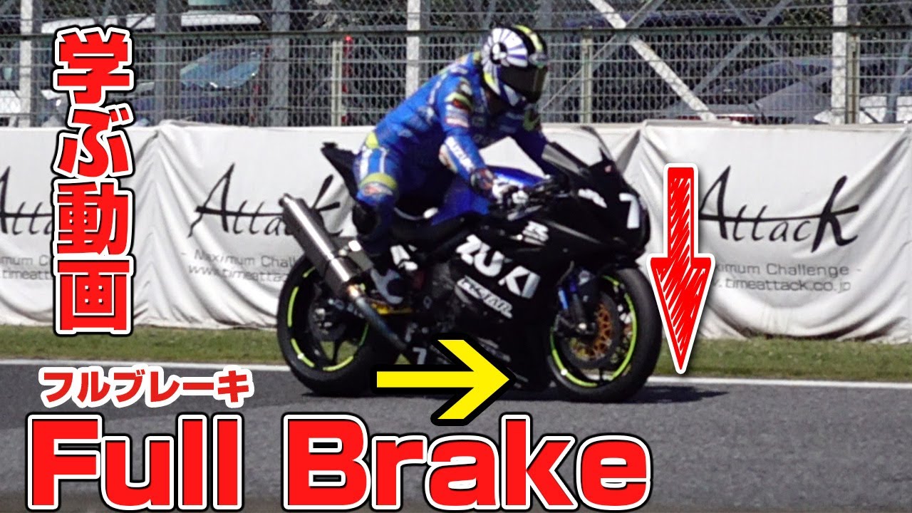 限界フルブレーキ動画！見て学ぶ！全日本筑波スペシャル③