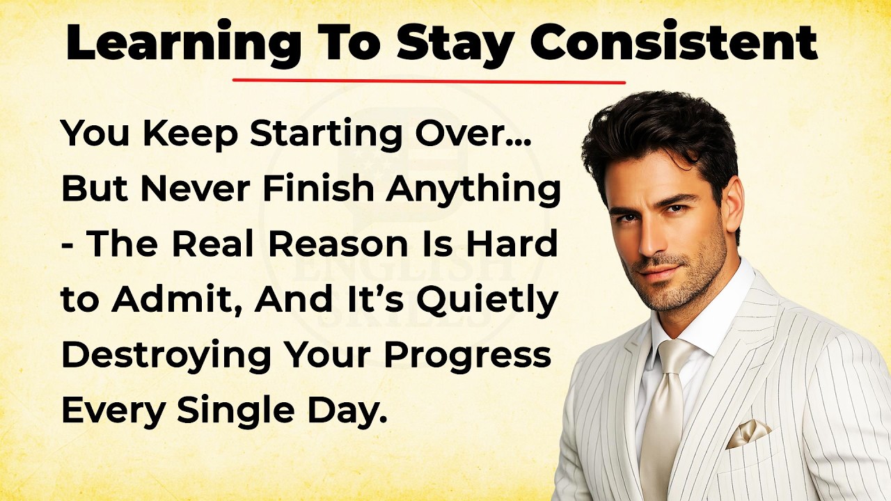 Learning to Stay Consistent ||Even When You Don’t Feel Like It || Graded Reader