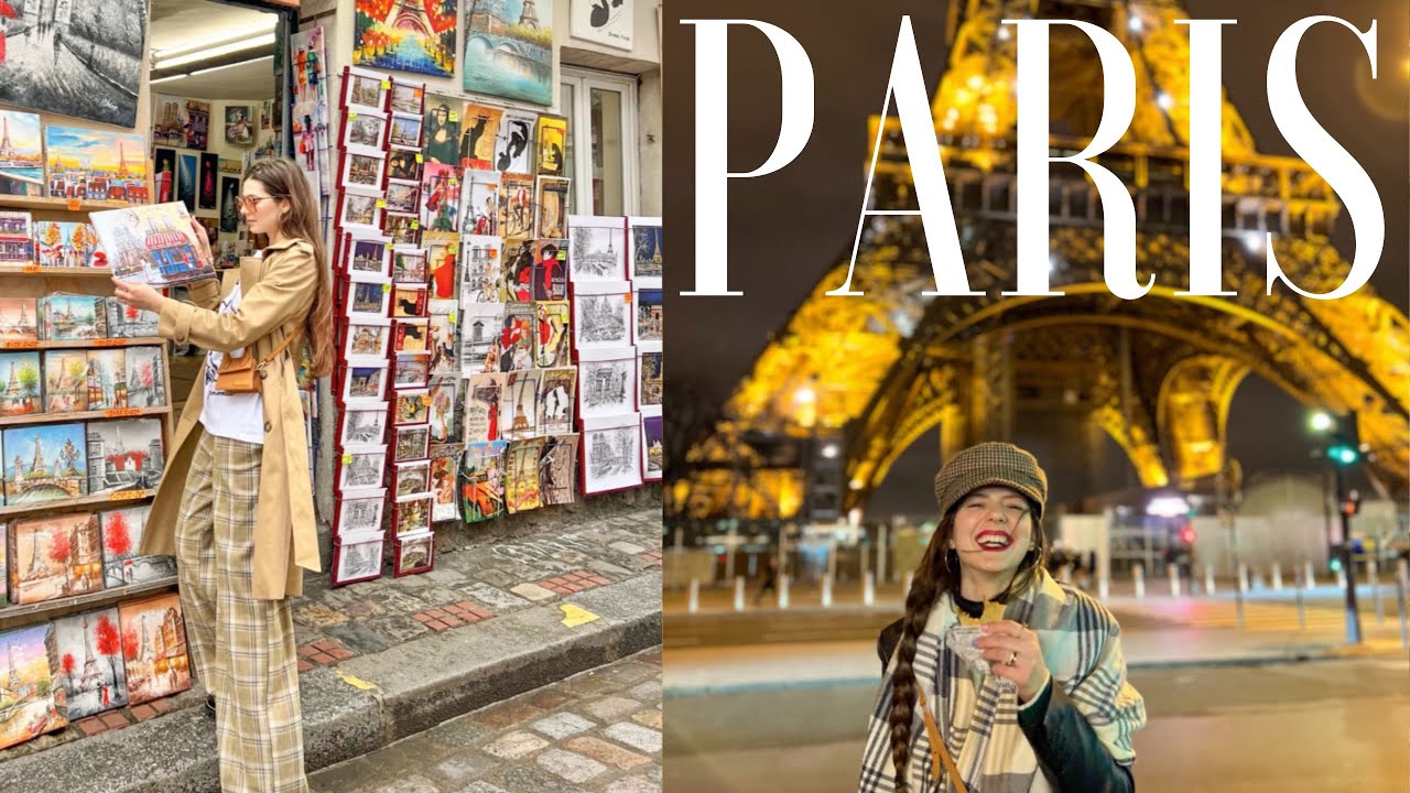 VLOG PARIS : VIAGEM DE IRMÃS  | MONTMARTRE, MOULIN ROUGE, TORRE EIFFEL E MUITO MAIS.