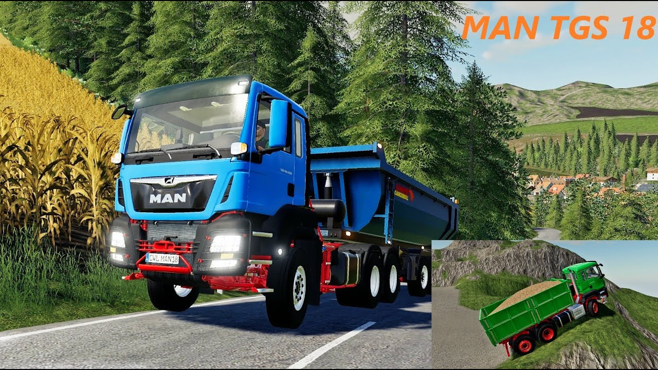 FS19 Mods - MAN TGS 18 Pack for PC/MAC, PS4, XB1