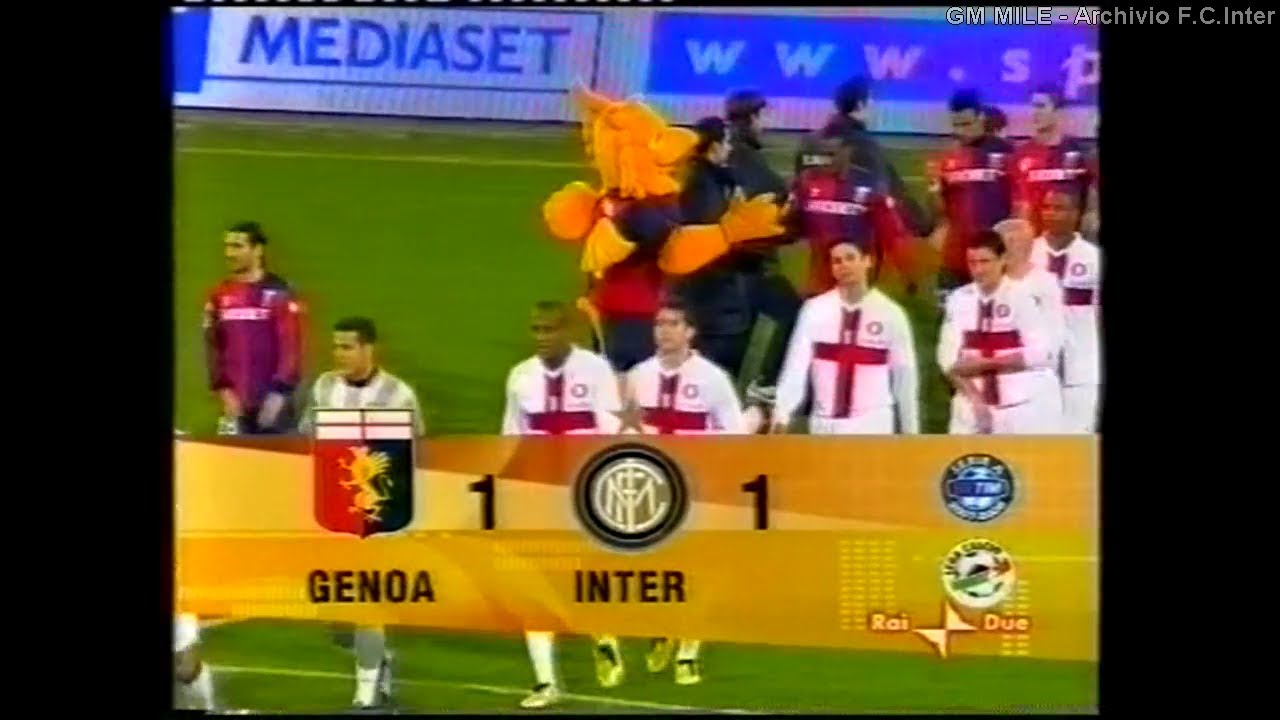 2007-08 (29^ - 19-03-2008) Genoa-INTER 1-1 [D.Suazo,Borriello] Servizio SabatoSprint Rai2