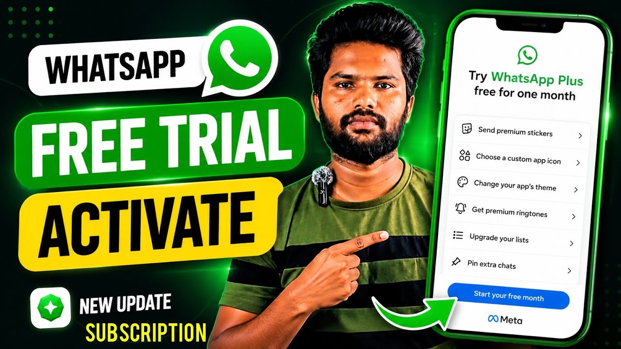 WhatsApp Free Trial Subscription Activate in Tamil 😍 | WhatsApp Plus Subscription New Update🔥