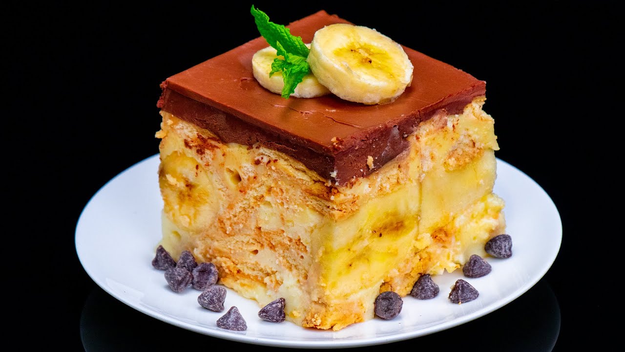 Za pripremu ukusne torte od banane treba vam samo 15 minuta.