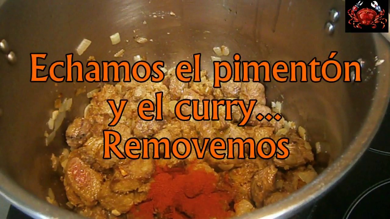 Estofado de ternera al curry