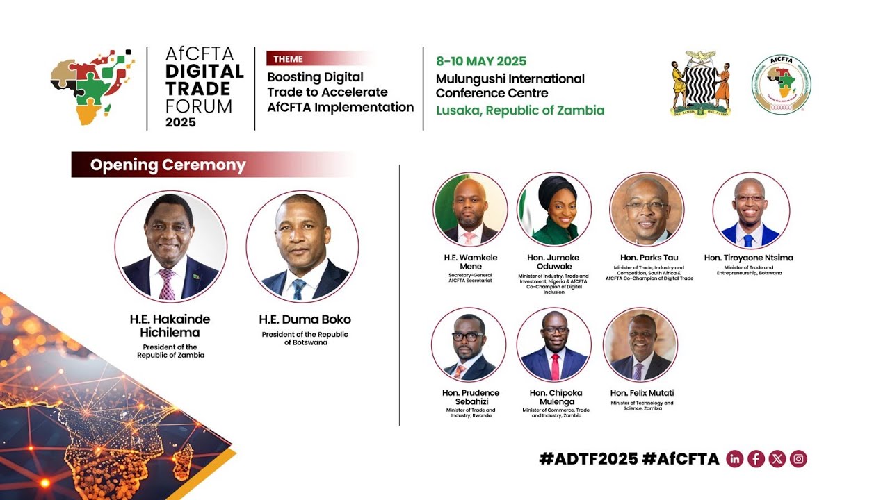 AfCFTA Digital Trade Forum 2025  Official Opening