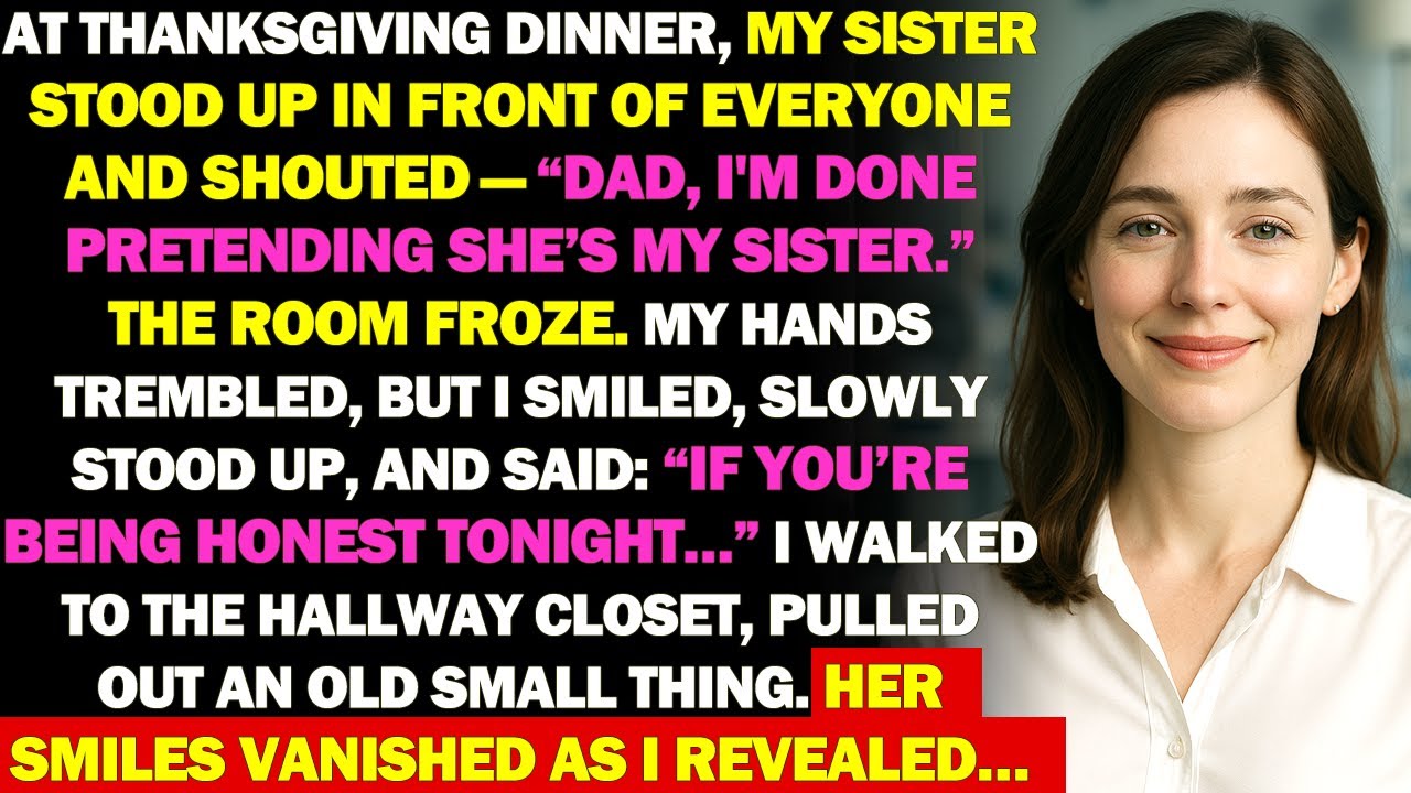My Parents DISOWNED Me Publicly At Thanksgiving Dinner — Until I revealed the document in my purse