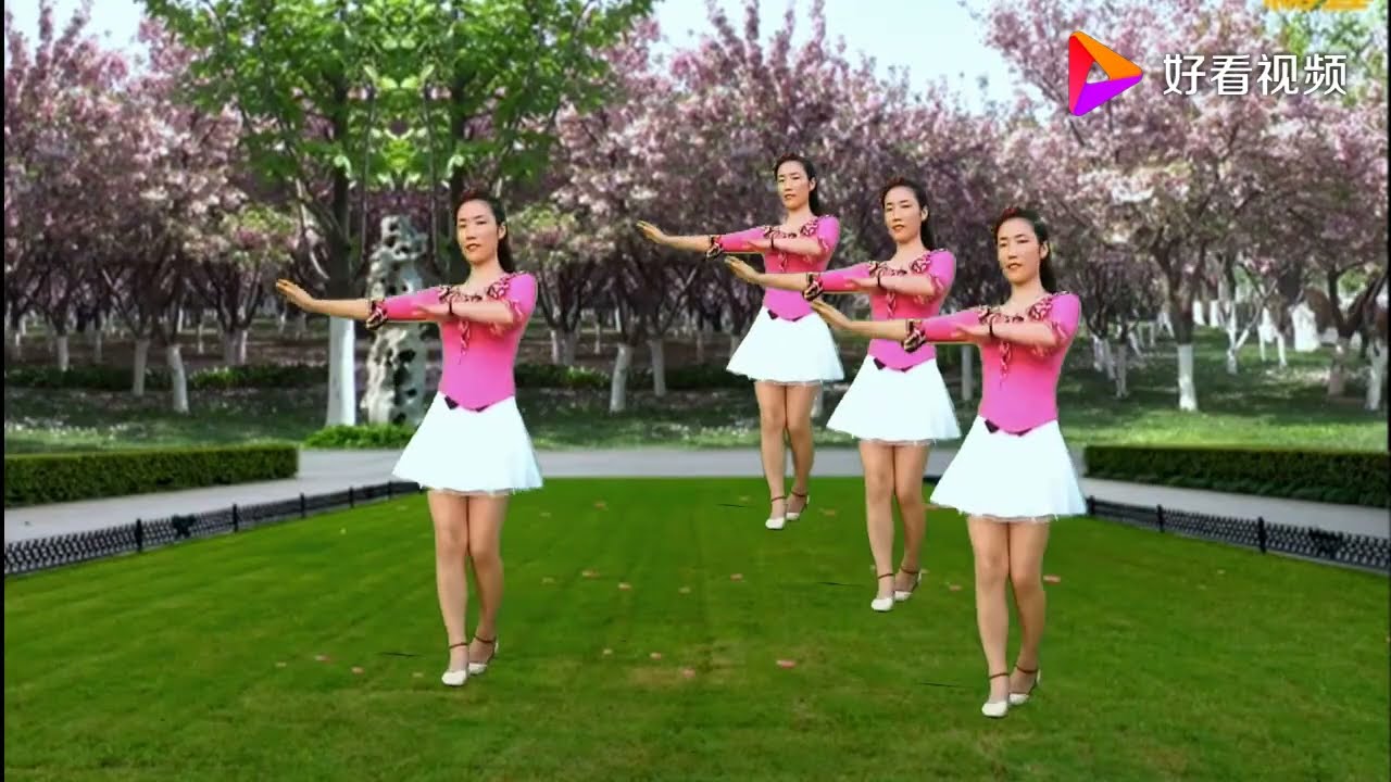 励志老歌广场舞《抹去泪水》靠自己，节奏轻松欢快