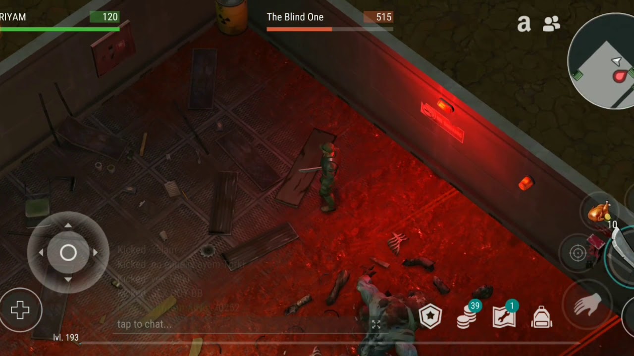 Killing blind one without med kit and shotgun