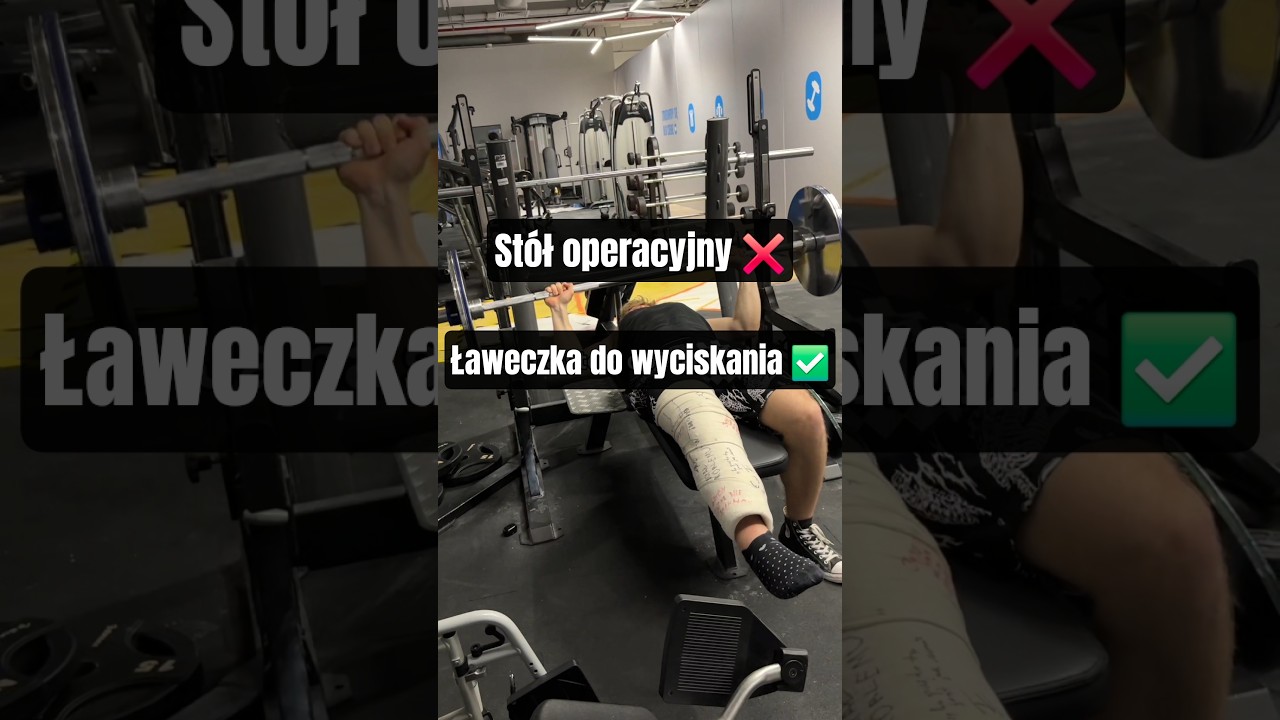 Gymrat na stole operacyjnym 🚑