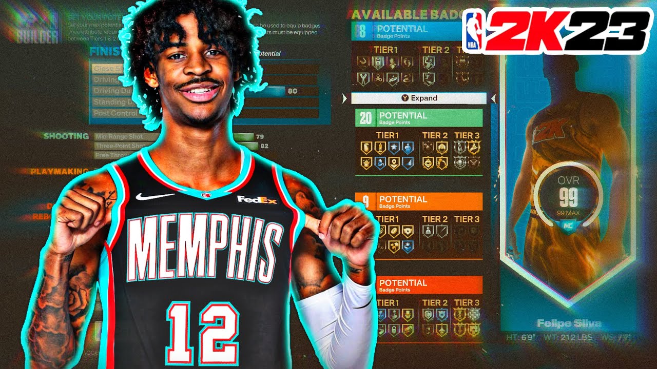 AS MELHORES BUILDS PRA VOCÊ COMEÇAR BEM NO NBA2K23 (SG, SF, PF E C)