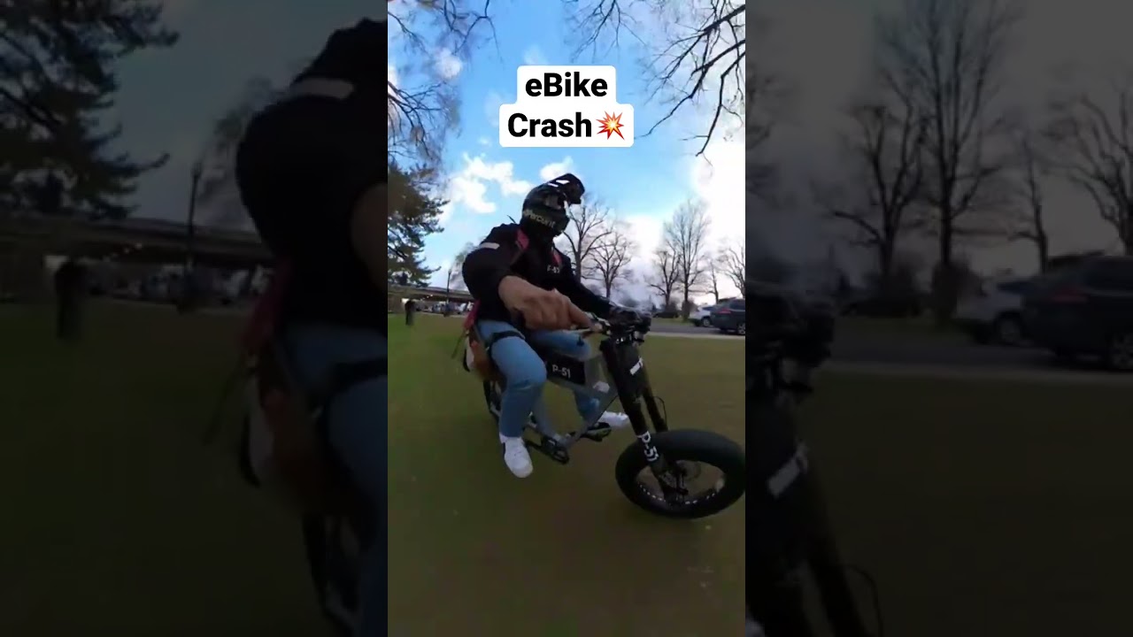 Ebike crash! Whose fault was it?! 😥