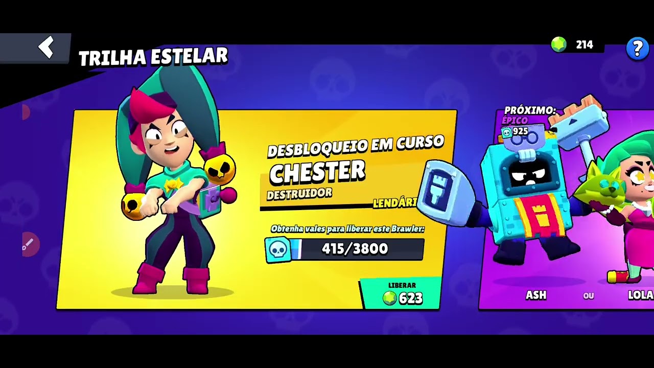 PEGUEI O BRAWL PASS E JOGEI COM a ALI NO BRAWL STARS!