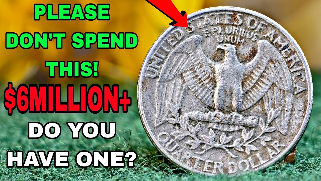 🚨 STOP! Check Your Quarters! 6 Super Rare Washington Quarter Dollar Coins Worth BIG Money!