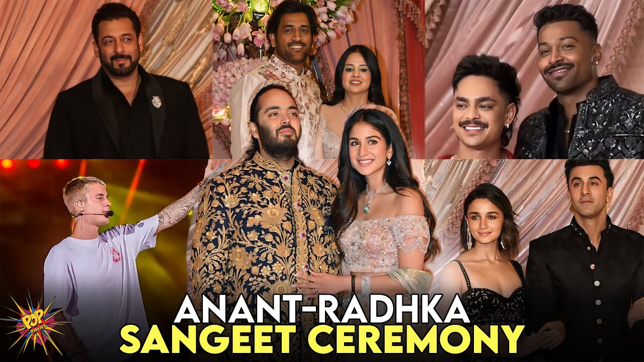 Radhika Merchant & Anant Ambani Sangeet ceremony | #PopDiaries