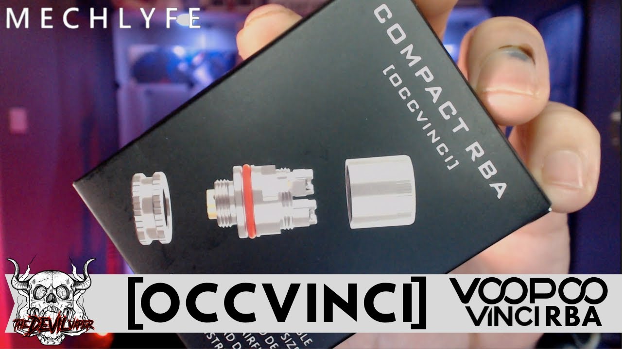 MECHLYFE OCCVINCI RBA Review + Build & Wick - Rebuild Your VooPoo Vinci!!