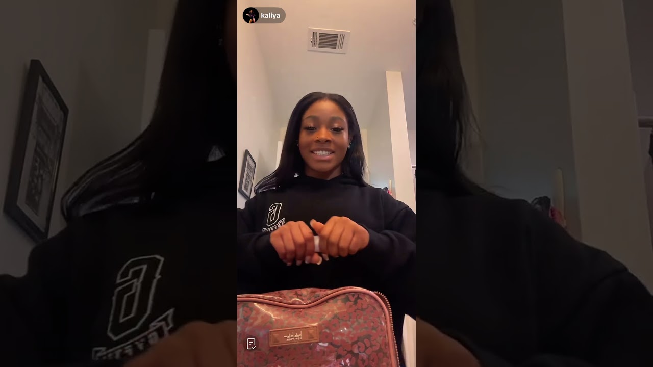 LSU gymnasts Kaliya Coln livestream 