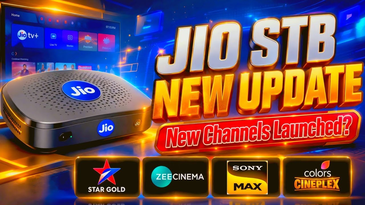 🔥 JIO STB NEW UPDATE | New Channels Launched? Full Details!