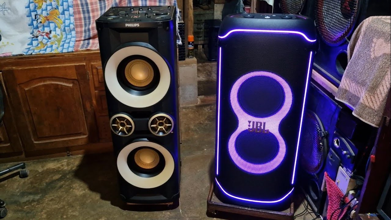 olha quem esta do lado da JBL Ultimate, Philips NX6, que eu vou fazer com essa caixa 🤔💪