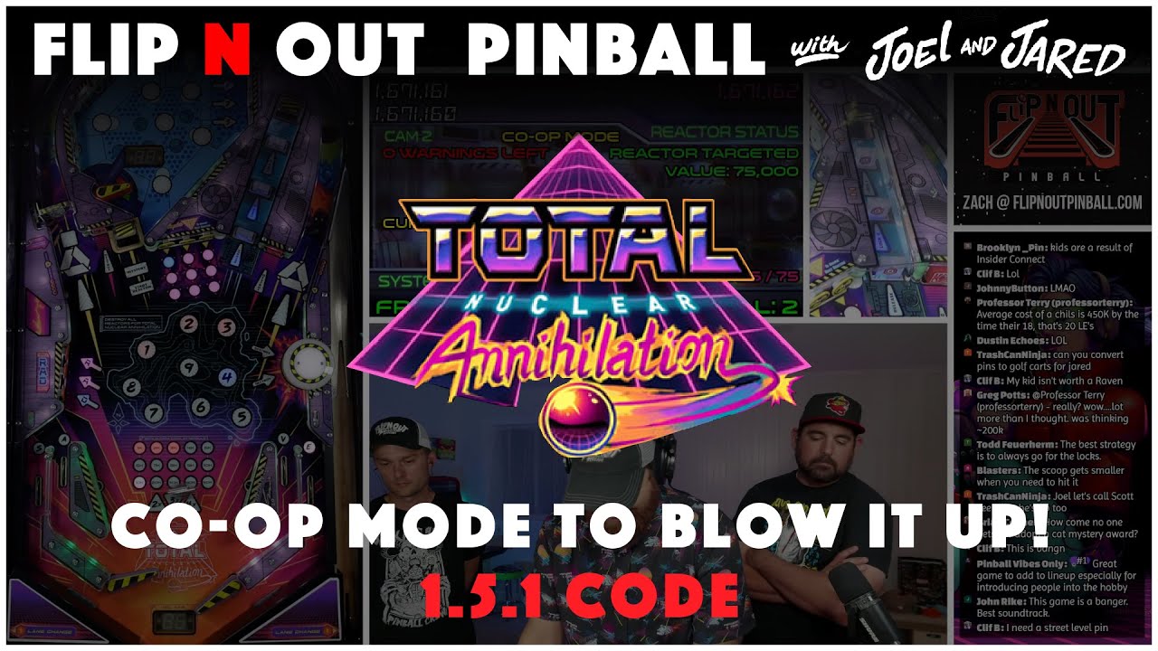 🔴LIVE - Scott Danesi's Total Nuclear Annihilation Pinball!