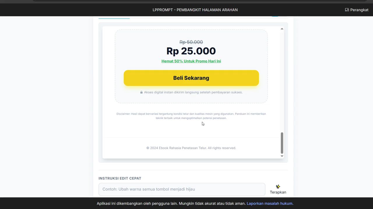 Tutorial Menggunakan Tools  Lp Prompt