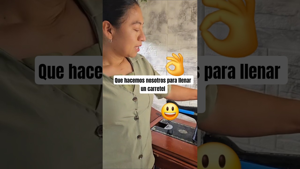 que hacemos nostros para llenar un carretel 