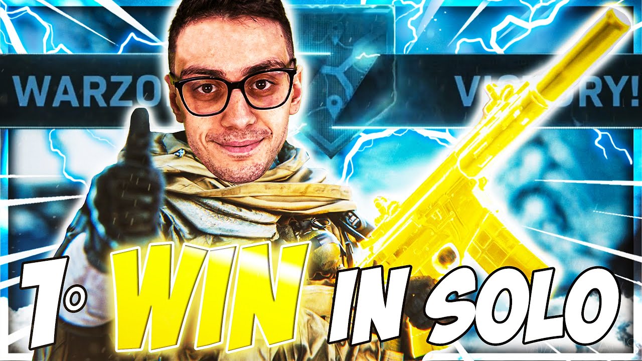 LA MIA PRIMA VITTORIA in SOLO su WARZONE!
