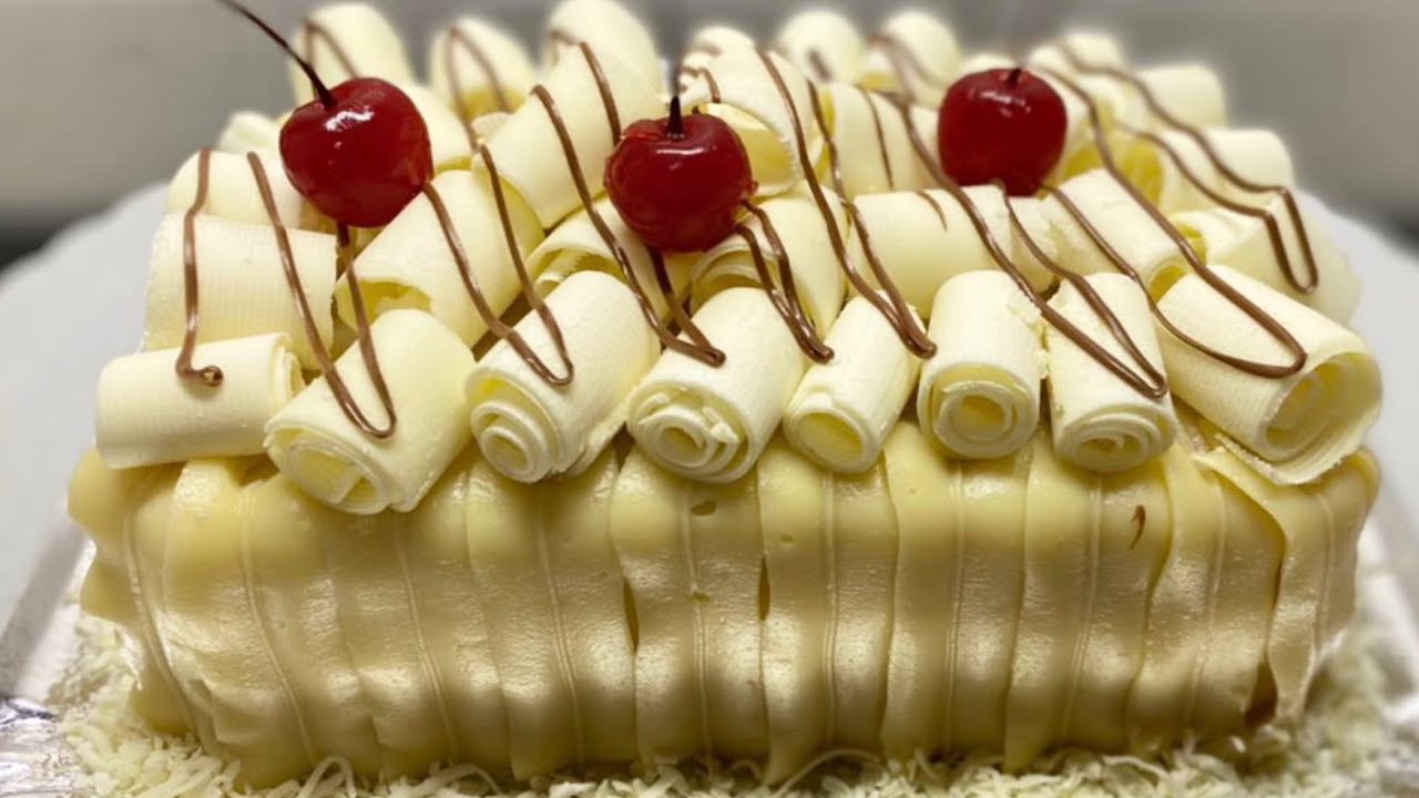 O MELHOR BOLO DE BRIGADEIRO BRANCO QUE EU JÁ FIZ + COMO FAÇO RASPAS DE CHOCOLATE