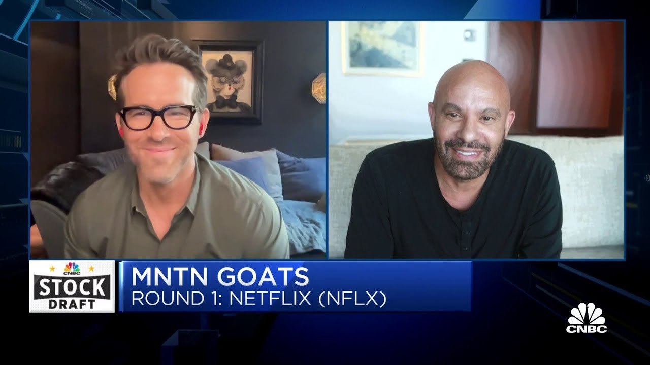 Actor Ryan Reynolds picks Netflix in CNBC's Stock Draft