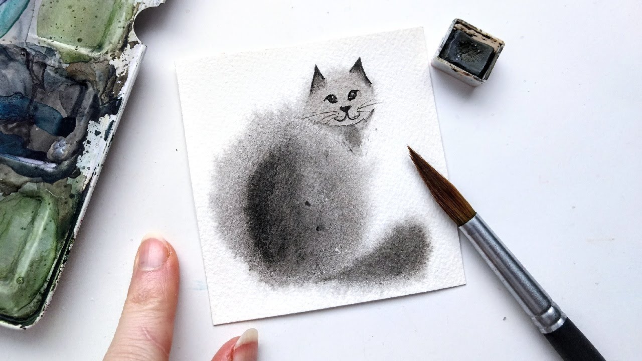 САМЫЙ ПРОСТОЙ кот, которого вы когда-либо будете рисовать! » Как нарисовать кота для начинающих Ш...