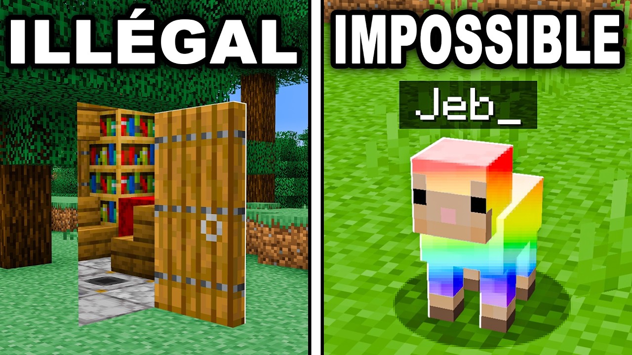 35 SECRETS que TU ne CONNAIS PAS sur Minecraft !