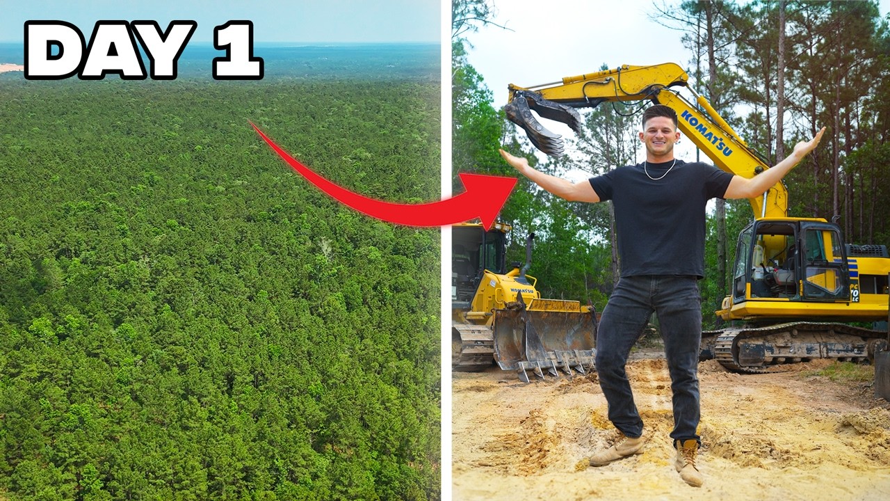 I’m Building a $2.2M MANSION (Raw Land Transformation)