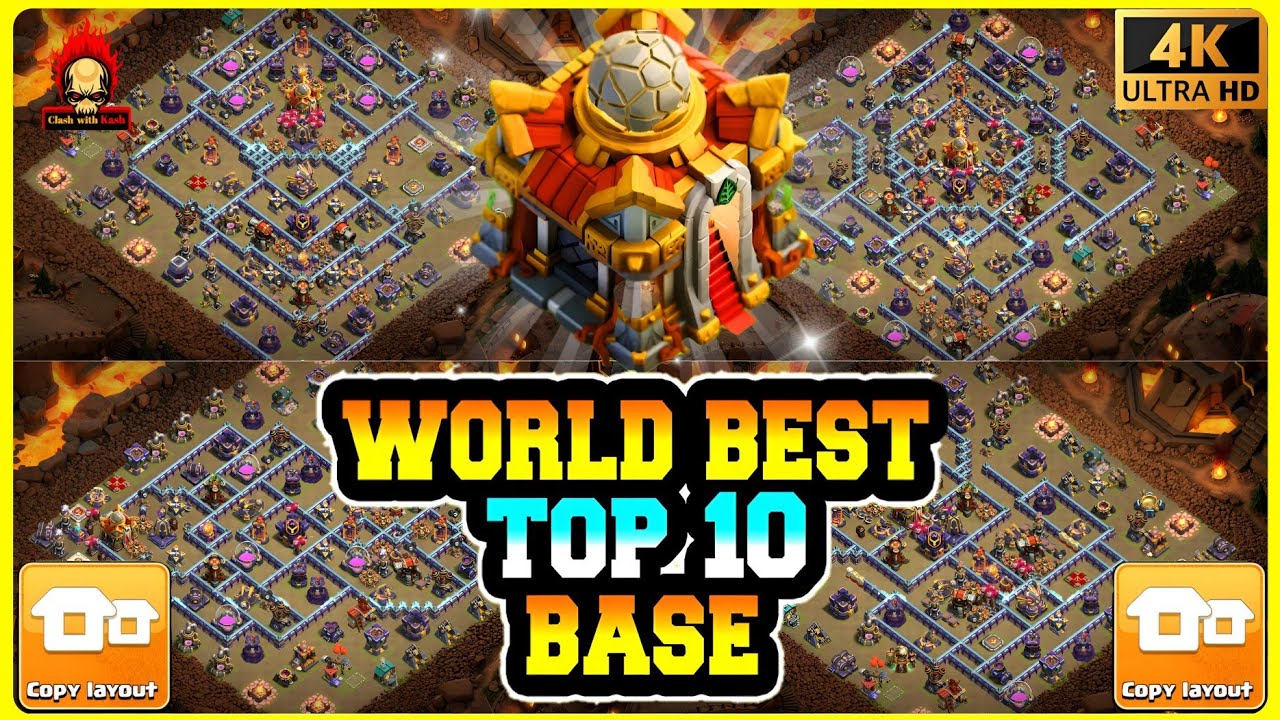 NEW BEST TOP 10 TH16 WAR BASE | TH16 CWL BASE LINK | TH16 LEGEND BASE LINK
