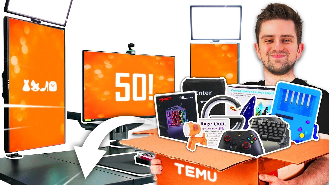 50 Gadgets BARATOS De Temu Para Gamers!