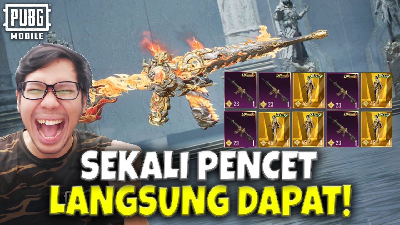HOKI BANGET! GACHA SEKALI PENCET LANGSUNG DAPAT M416 TERBARU?! - PUBG MOBILE