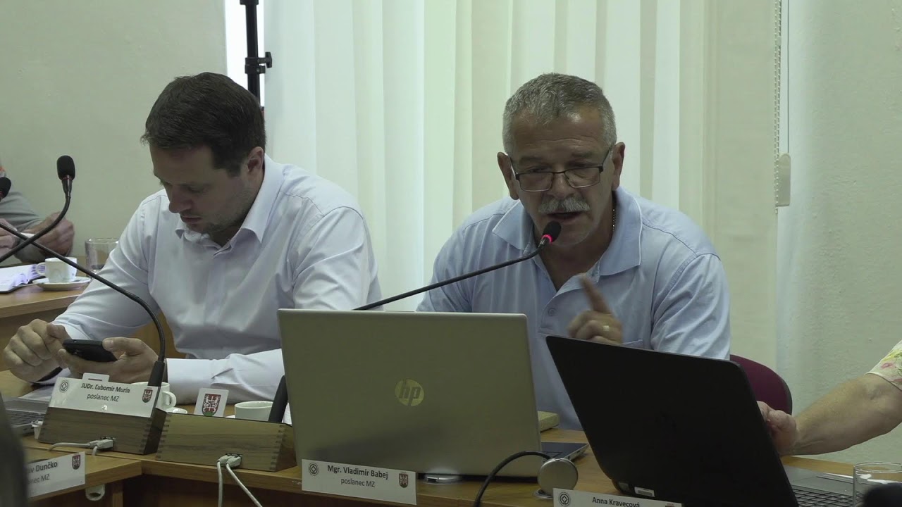 22. zasadnutie Mestského zastupiteľstva v Levoči