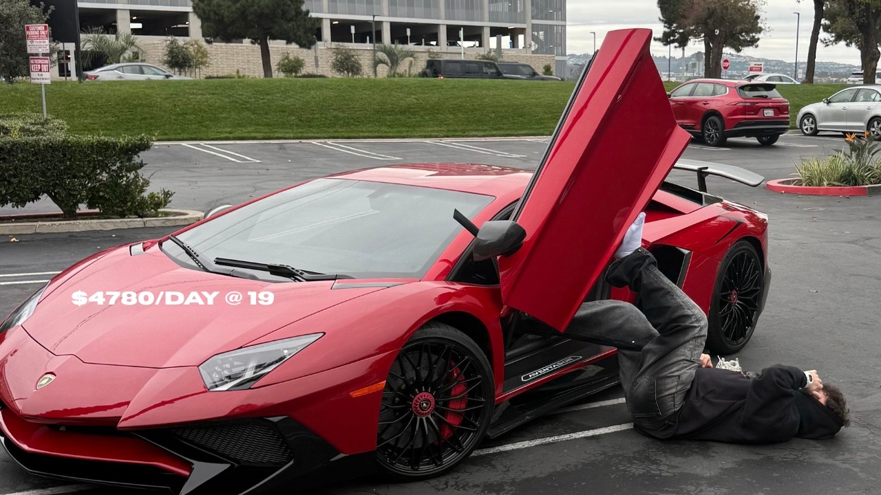 i'm 19 and make $4780/day, here's a day in my life