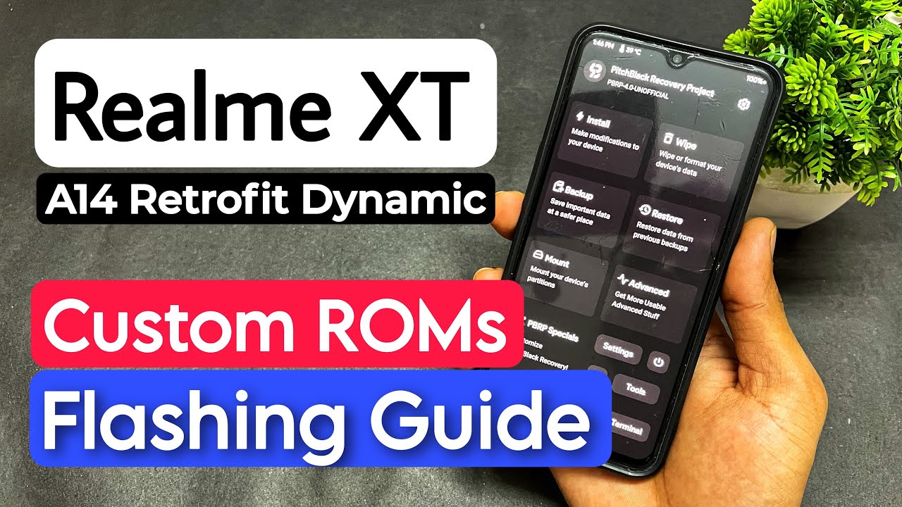 How To Install Custom Rom On Realme XT. Android 14 Dynamic Custom Roms Flashing Guide For Realme XT