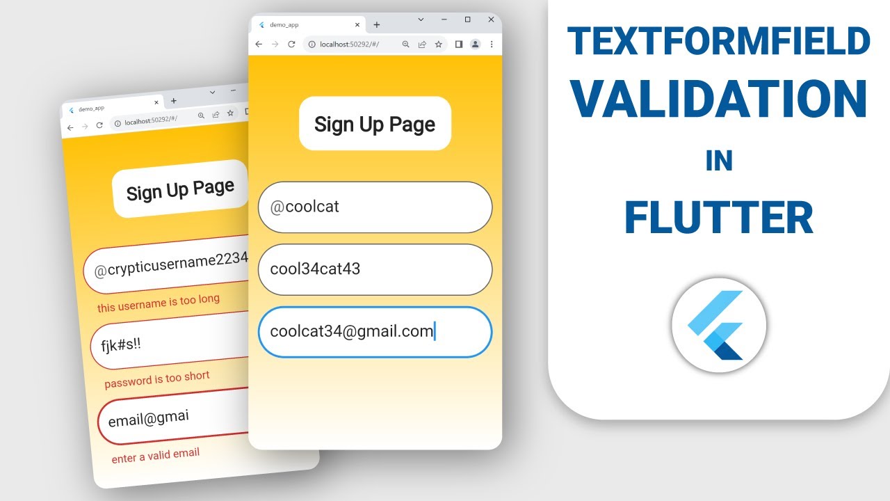 📱💻 How to Validate Text Input in Flutter using the TextFormField Widget.