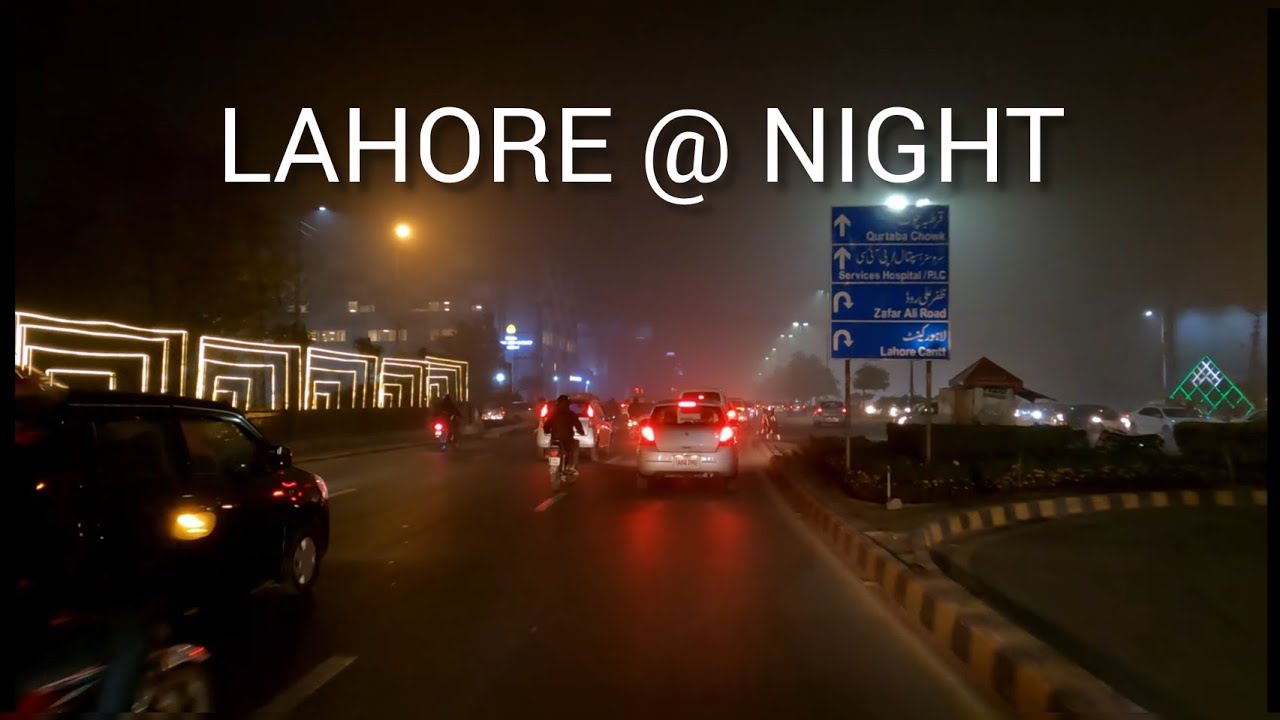 Lahore Night Drive | Mall Road | Jail Road | Anarkali