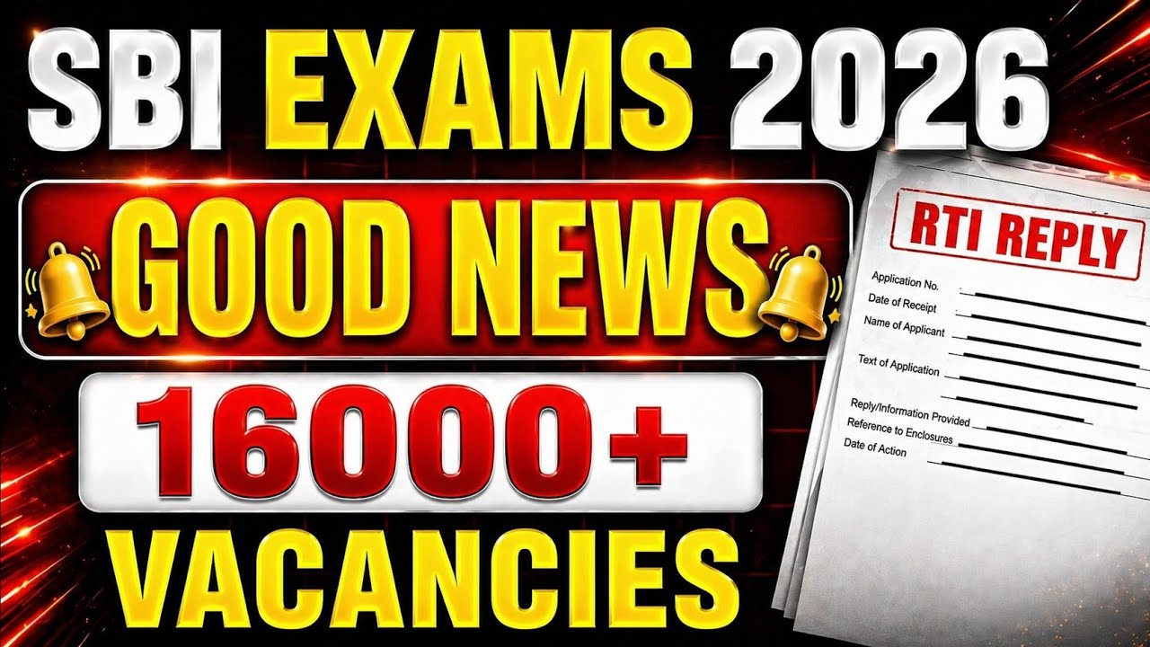 🚨SBI Clerk Notification 2026 😱 Finally Exam Dates Booked 🚨 Any Graduate Freshers Eligible