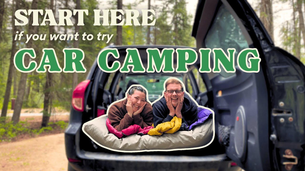 our best RAV4 car camping set-up yet