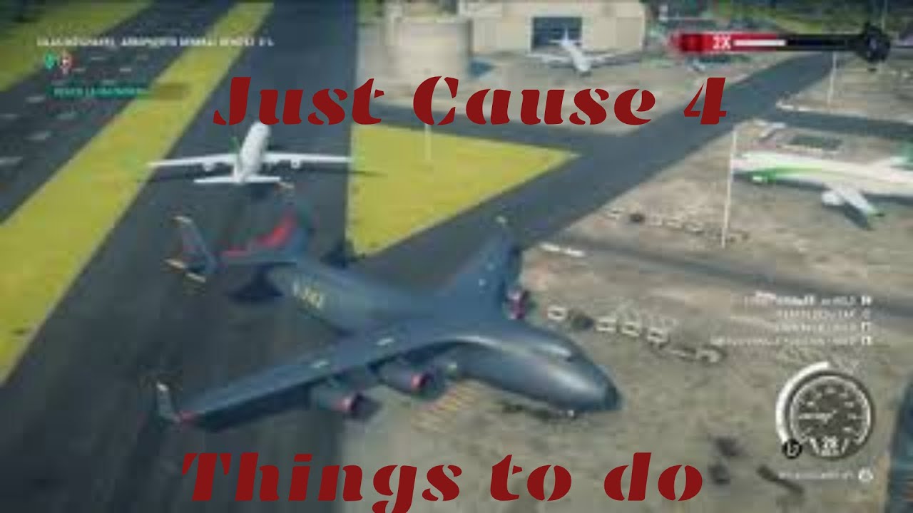 things to do(Just Cause 4 Cargo plane)