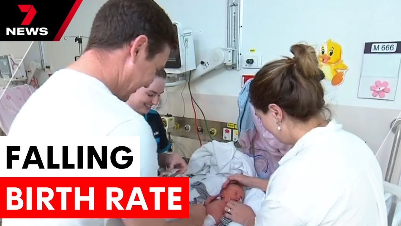 The declining birth rate in Melbourne | 7NEWS