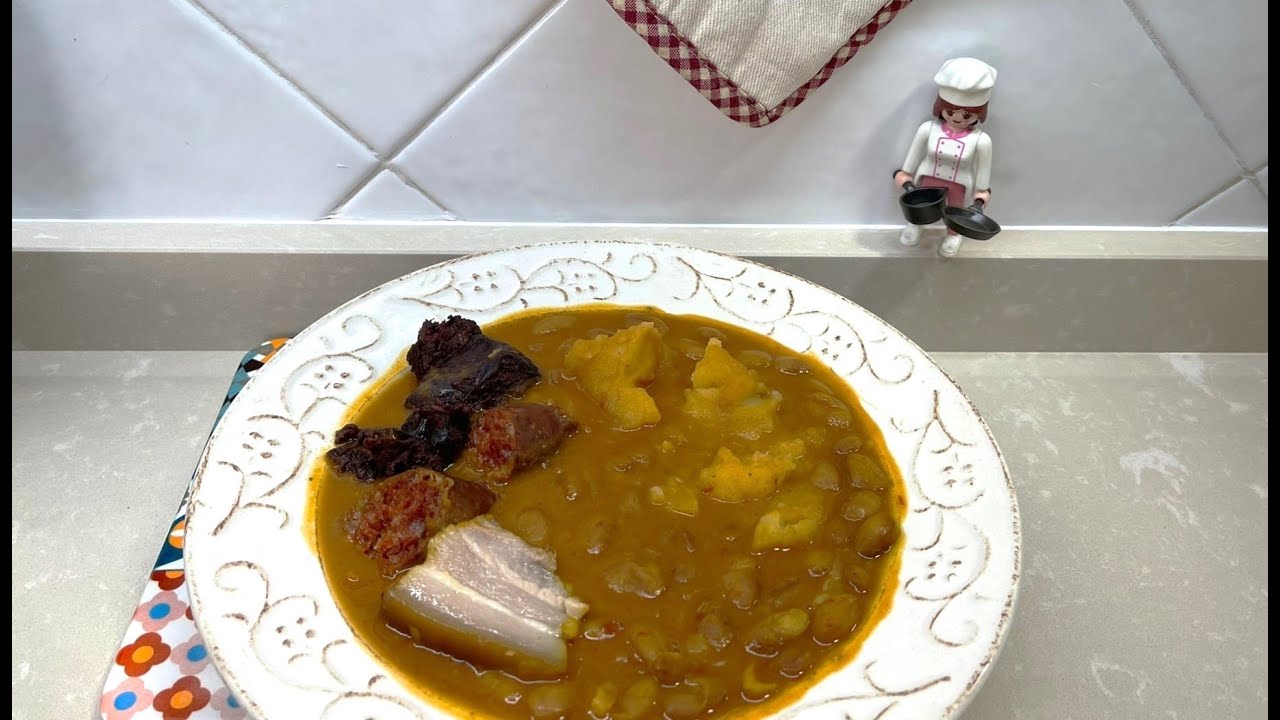 JUDIAS PINTAS CON CHORIZO