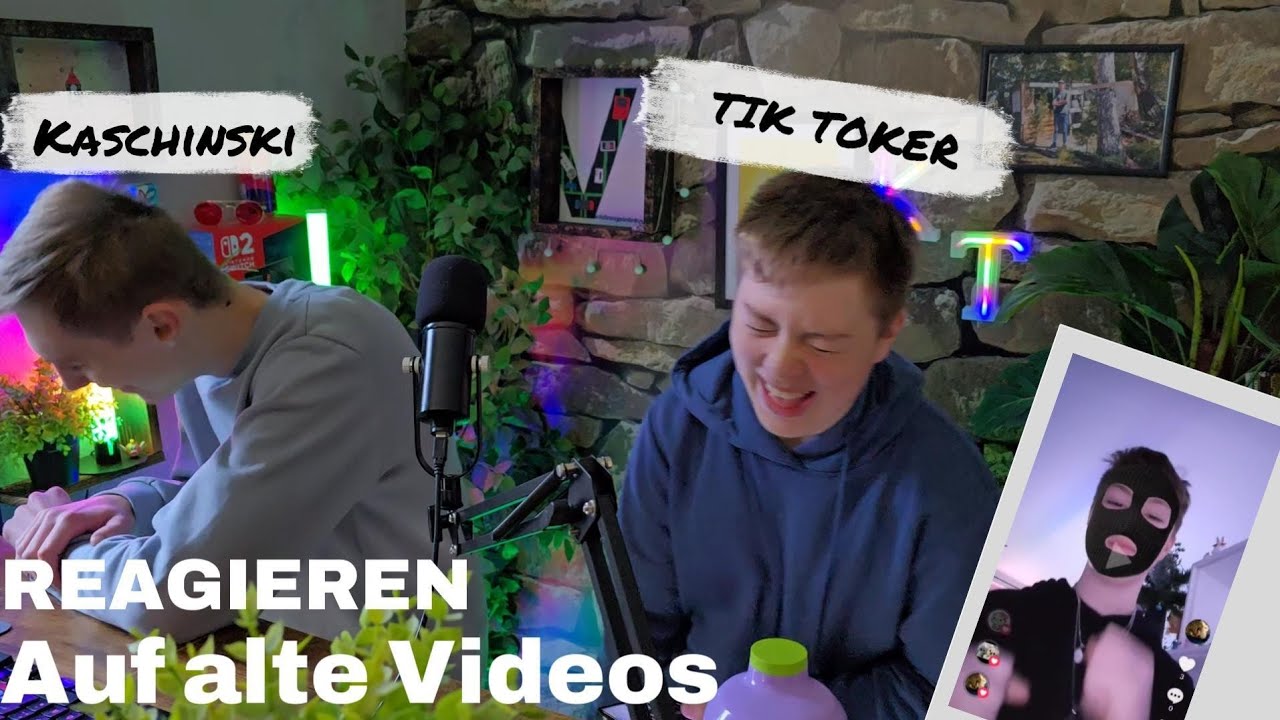 Ich und Gary Reagieren auf unseren ersten Videos | Kaschinski 