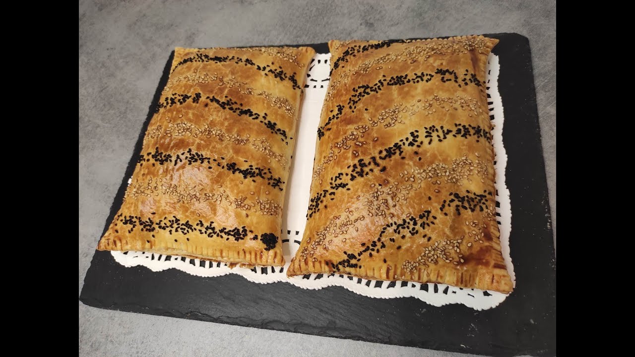 feuilleté express à la viande hachée poivrons verts et rouge